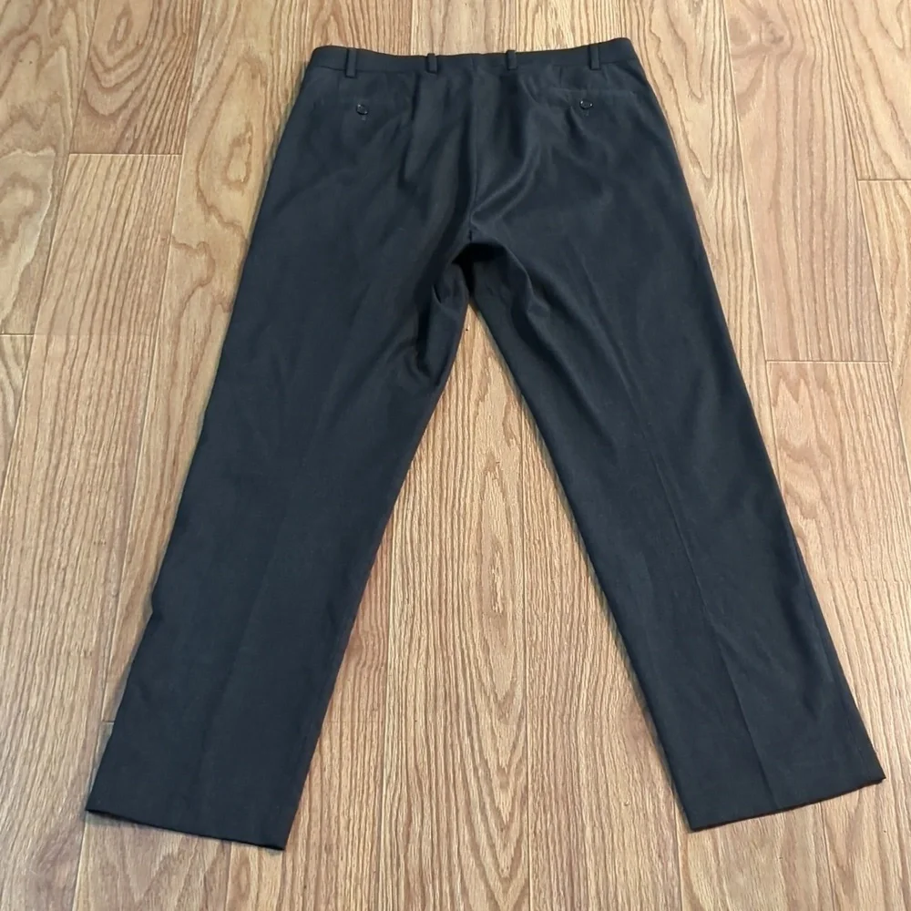Lauren by Ralph Lauren Gray flat front suit pants, 36x32